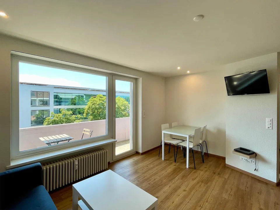 Möblierte 2.5-Zimmerwohnung im 5.OG mit Balkon im beliebten "Gundeli"