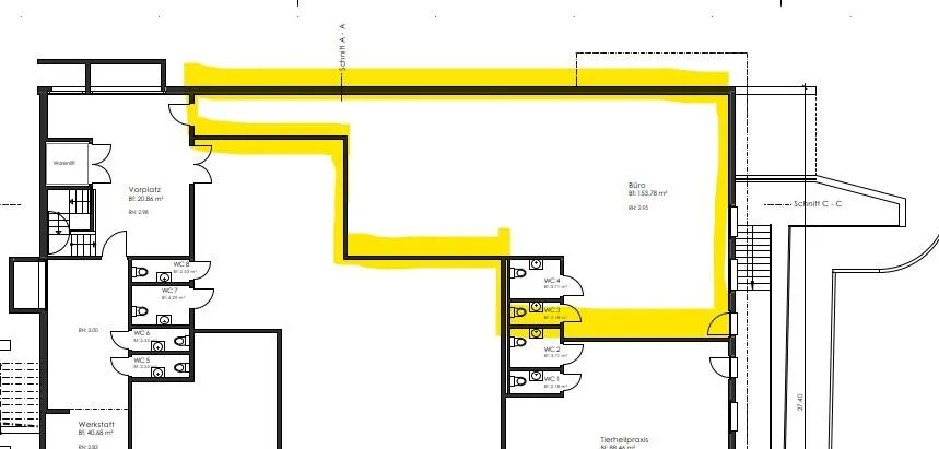 160m2 Büro- und Gewerberäumlichkeiten zu vermieten – foto 9 di 9