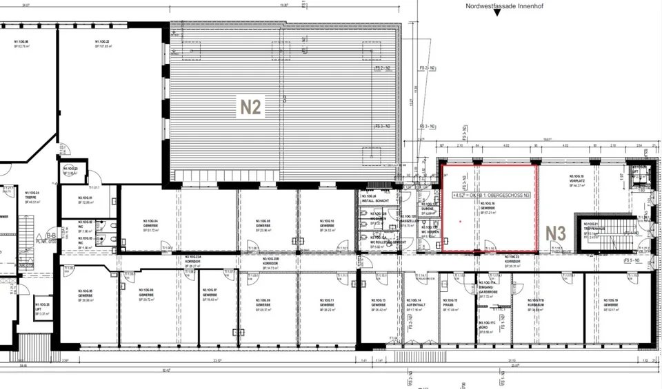 57m2 Praxis- / Kursraum im NEUHOF. – Foto 8 von 8