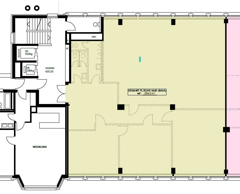 270 m2 Bürofläche im Kreis 5