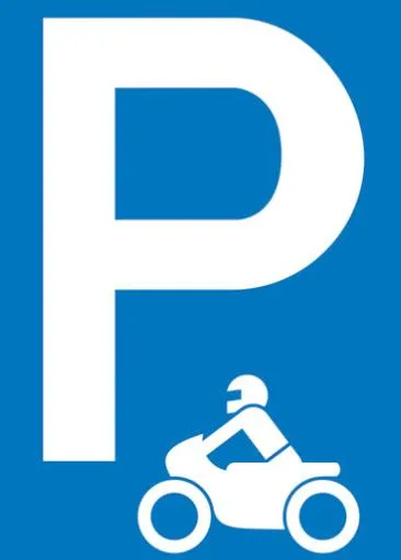 Motorradparkplatz