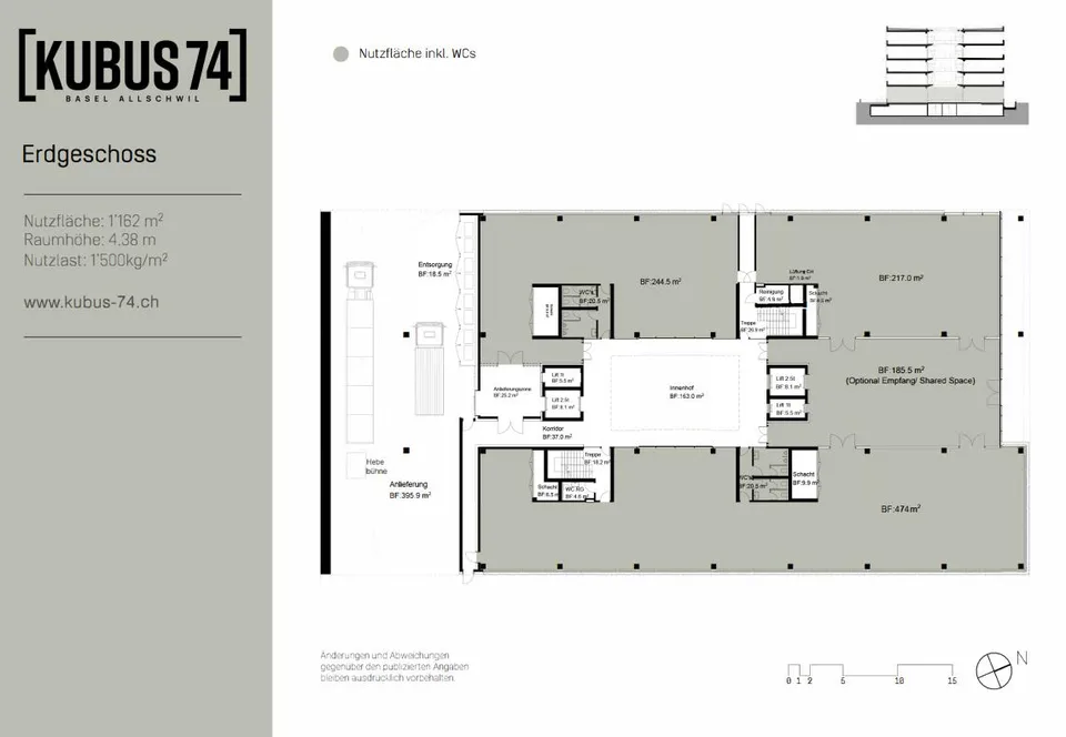 KUBUS 74 - Zukunftsweisende Geschäftsräume