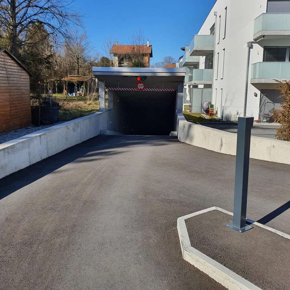 Parking moto en sous-sol