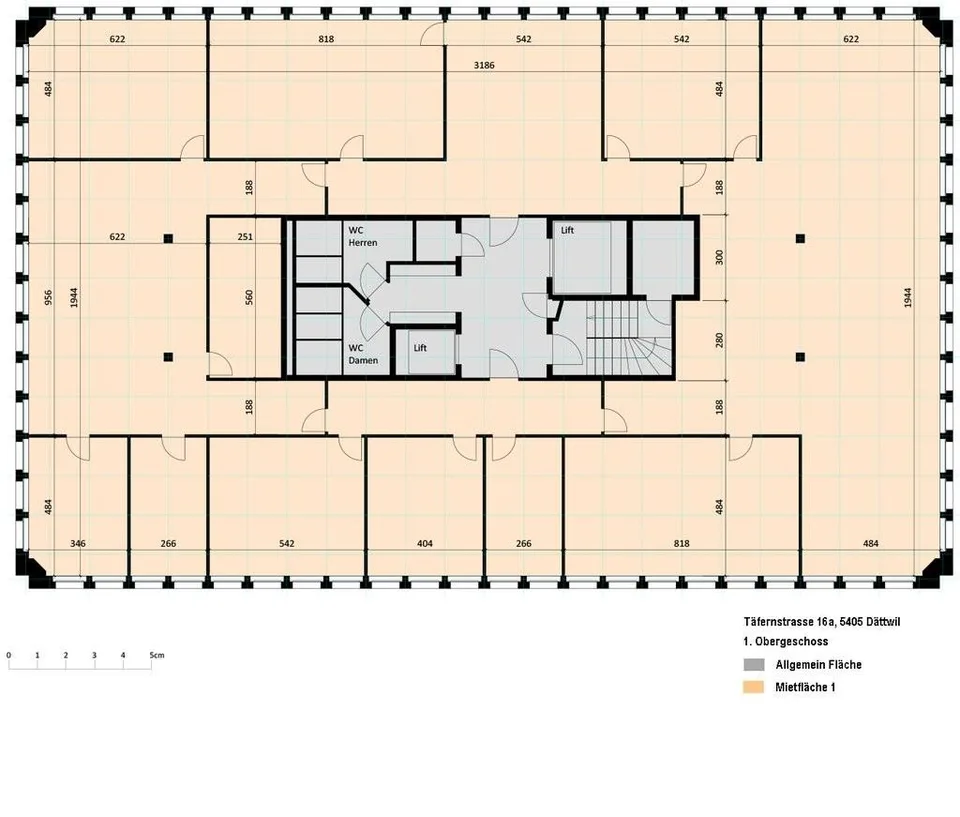 130 m2 - 1'100 m2 - Büroräumlichkeiten im Industriegebiet Täfern – photo 7 of 8