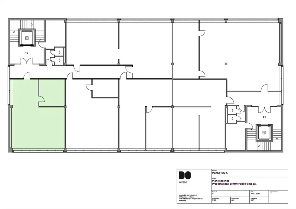 Uffici a Manno - 85 o 152 mq