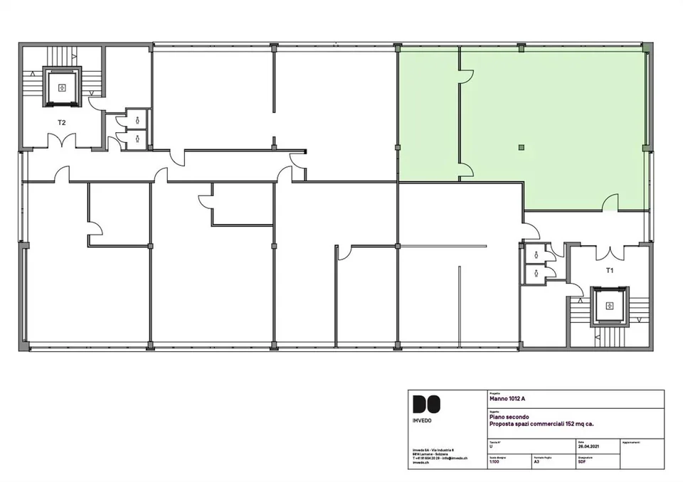 Uffici a Manno - 85 o 152 mq