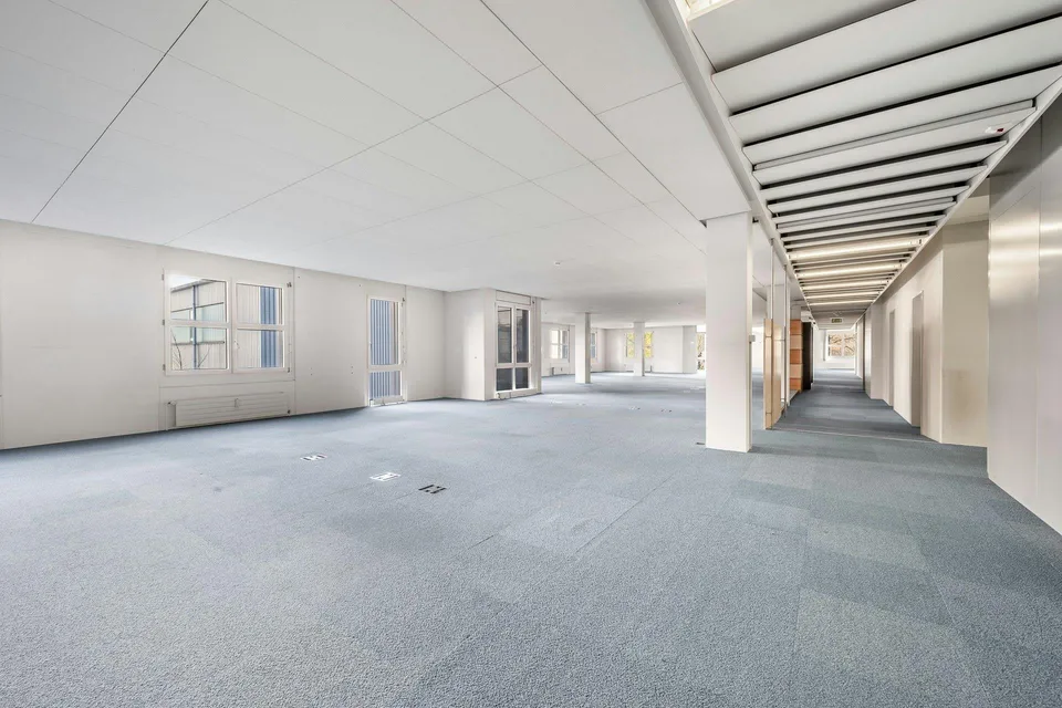 Ausgebaute Büroflächen 355 - 1'500 m2 flexibel unterteilbar