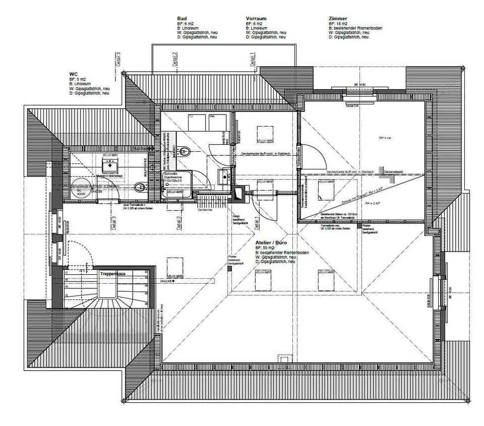 Attraktives Büro/Atelier im Dachgeschoss – photo 7 of 7