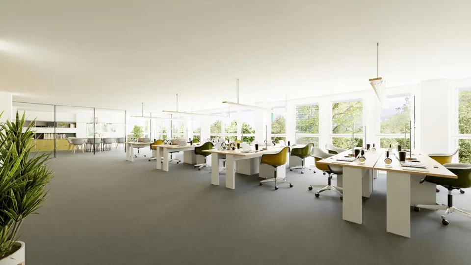 Büro mit besten Aussichten