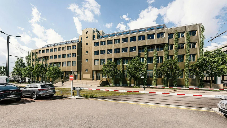 Neuwertige, gekühlte Bürofläche mit direktem Blick auf Piste 16/34
