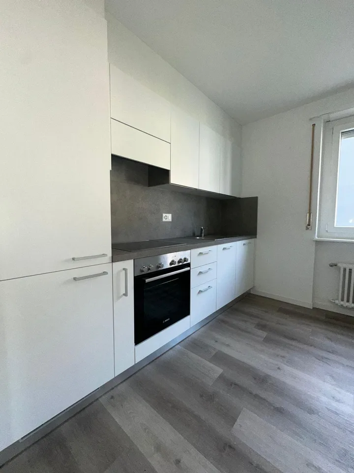 3.5 locali all’ultimo piano ristrutturato