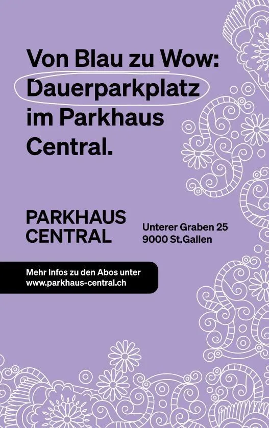 Zentraler Parkplatz in St. Gallen 24/7, breite Parkplätze, ab CHF ... – Foto 9 von 9
