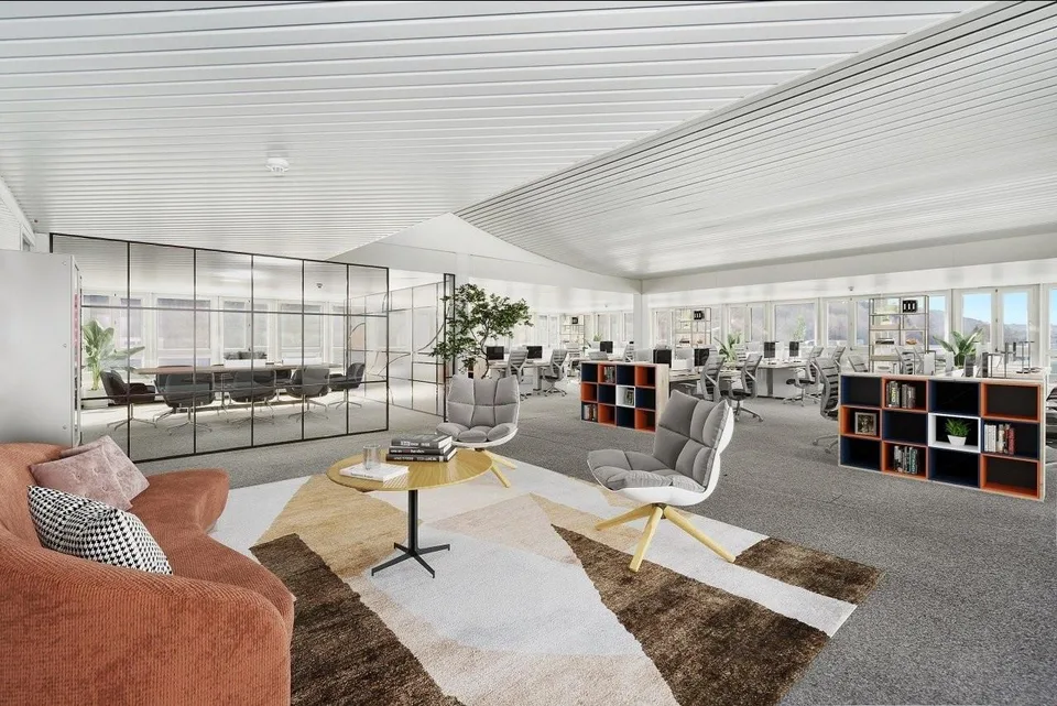 Freie Gewerbefläche von total 4'376 m²