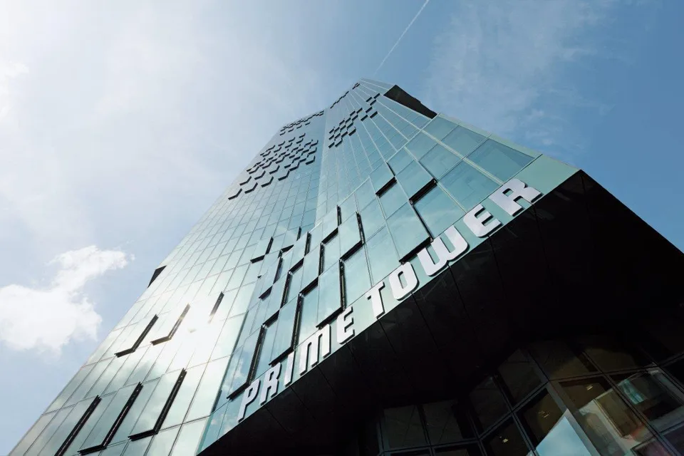 Motorradplätze direkt beim Prime Tower