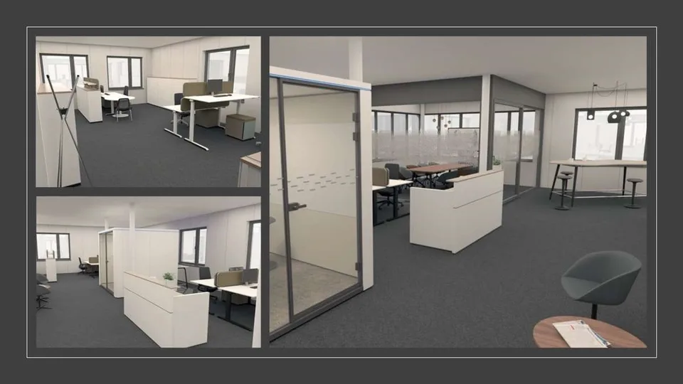 Büroräumlichkeiten 75m2 bis 300m2 - Neubau Brig-Glis – photo 7 of 9