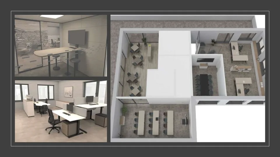 Büroräumlichkeiten 75m2 bis 300m2 - Neubau Brig-Glis – photo 8 of 9