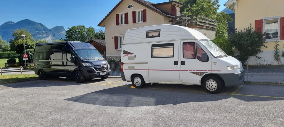 Aussenparkplätze für Wohnmobil, Caravan, PKW - gut erreichbar