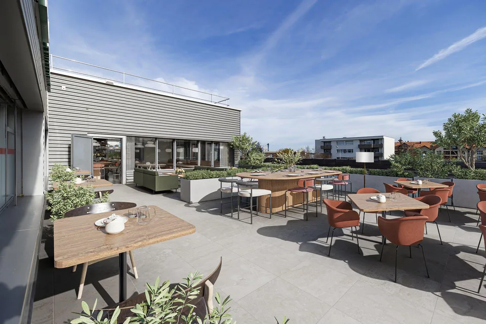 Praxisraum im 2. Stock mit Zugang zur Terrasse - Einkaufszentrum Se...
