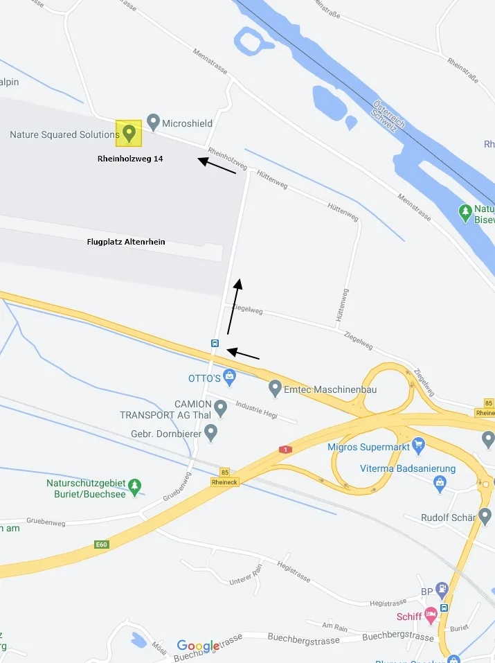 Gewerbefläche direkt angrenzend an den Flughafen Altenrhein