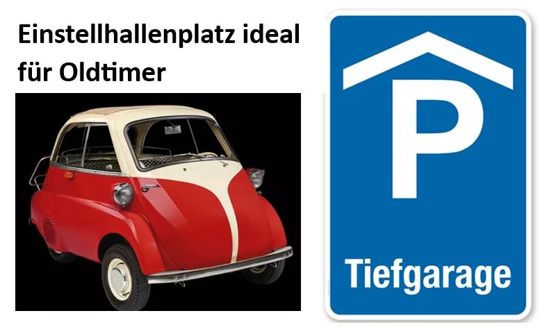 Einstellhallenplätze nähe Alfred-Schindler-Strasse vermieten/verkaufen