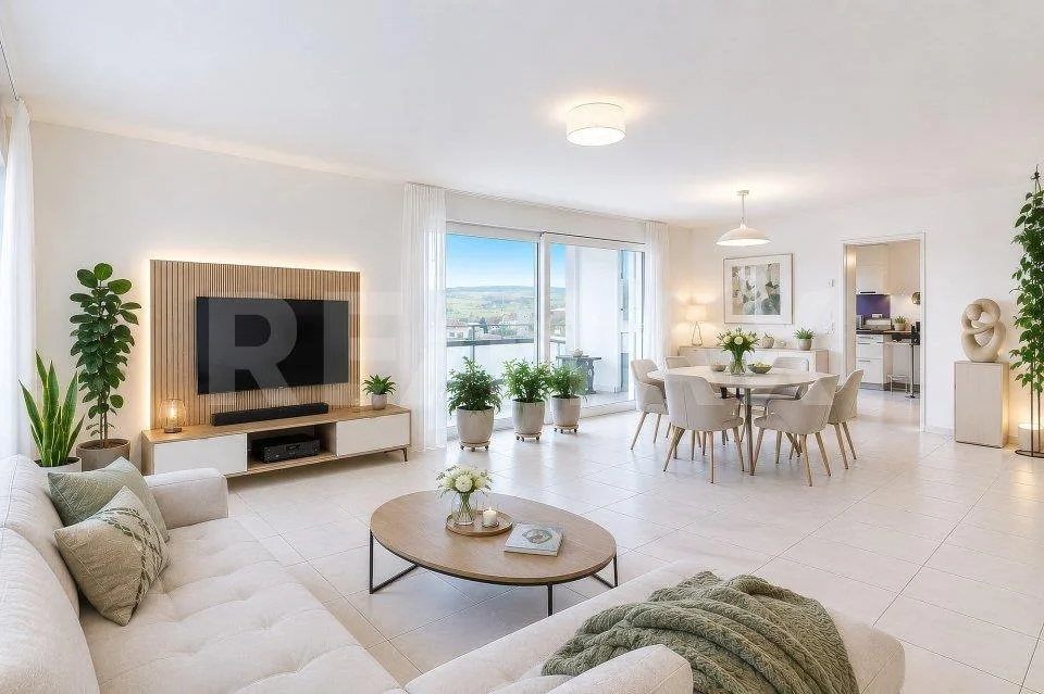 5½ Zi-Wohnung, Lift, Tiefgaragenplatz inklusive, Seesicht, verglast...