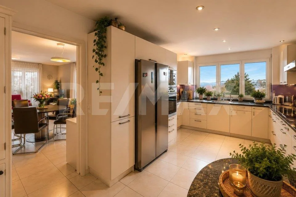 5½ Zi-Wohnung, Lift, Tiefgaragenplatz inklusive, Seesicht, verglaster Balkon, grosse Küche – Foto 10 von 11