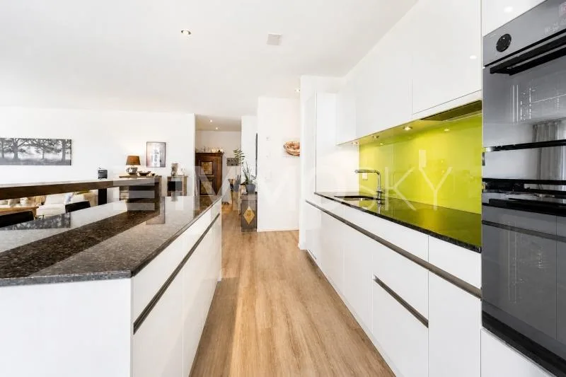 Spacious apartment with a view