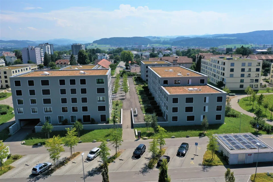 Der Blick ins Grüne.. mit der Nähe zur Stadt.