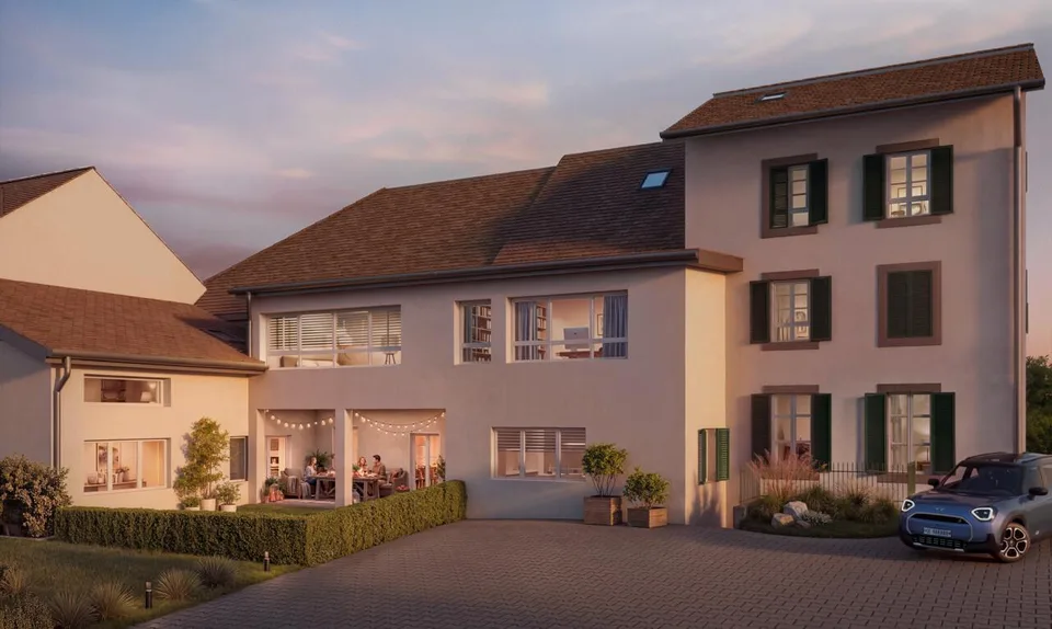 Prächtige 4,5-Zimmer-Wohnung mit großer Terrasse und eigenem Garten