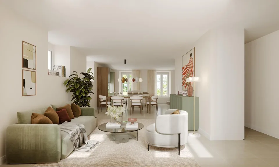 Triplex von Ausnahme mit privatem Garten - 5,5 Zimmer