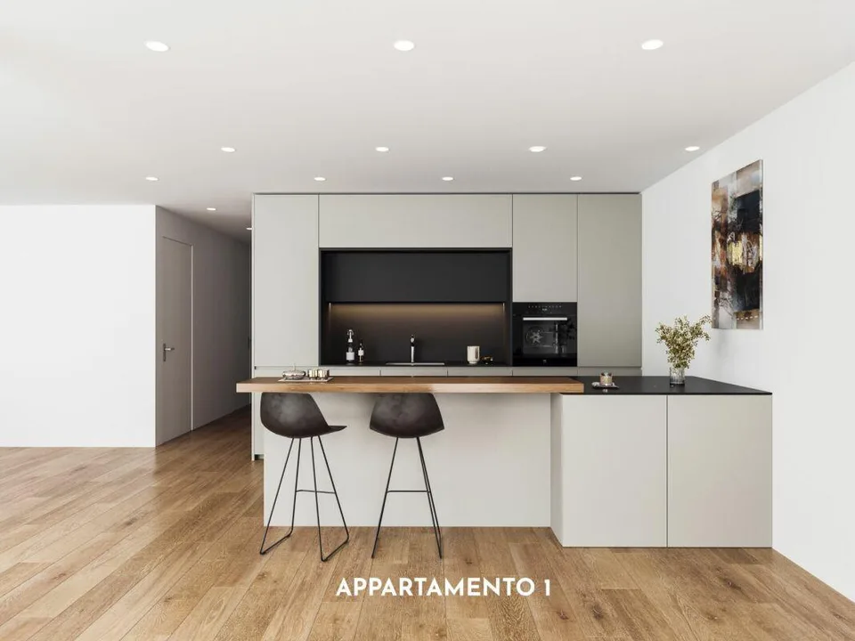 Generoso 3.5 locali con grande terrazza in zona tranquilla