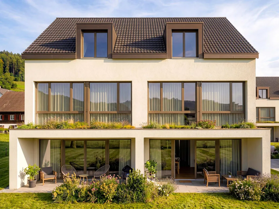 Hochwertiges 6.5-Zimmer Neubau-Doppeleinfamilienhaus C.1 in Oberkul...