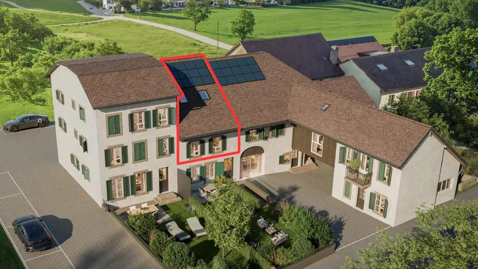 Charmant duplex de 4,5 pièces avec jardin privatif