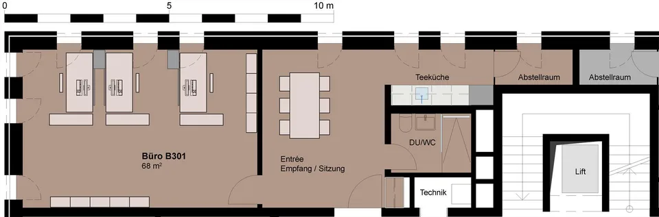 Büro an zentraler Lage