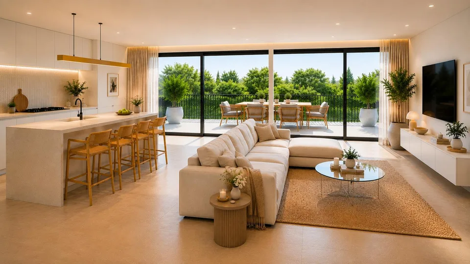 L'eleganza di un appartamento di 4,5 locali in un ambiente di vita privilegiato tra luce e comfort