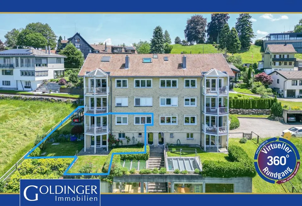 Wohnen über zwei Etagen mit Garten und Weitsicht