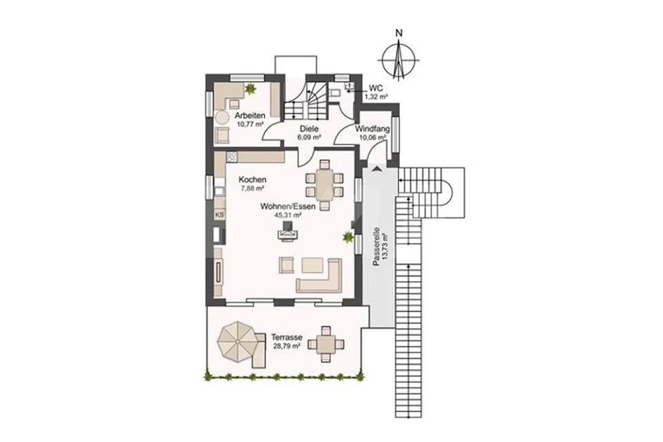 Sonnenverwöhntes, modernes Einfamilienhaus – Foto 9 von 15