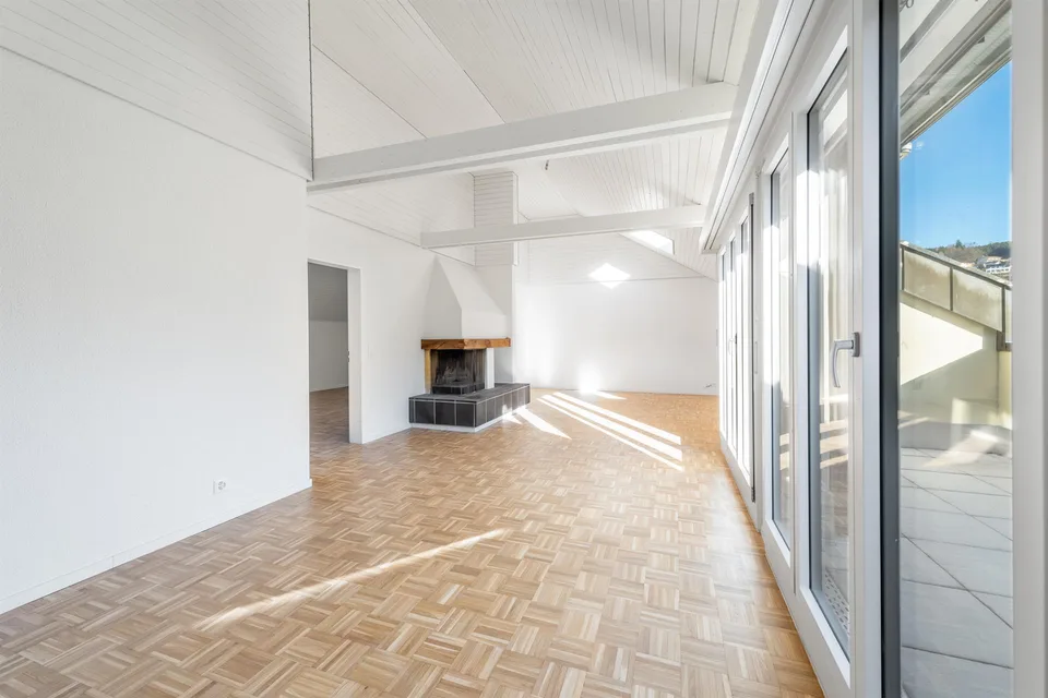 Platz für die ganze Familie  frisch sanierte 5.5 Zimmer-Dachwohnung
