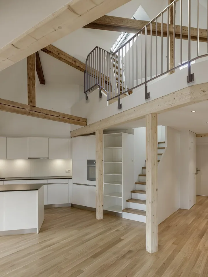 4.5-Maisonettewohnung mit Dachterasse