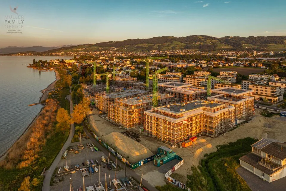 Neubau-Projekt Arrivée: Herrliche 3 1/2 Zimmer-Wohnung mit grosser ...
