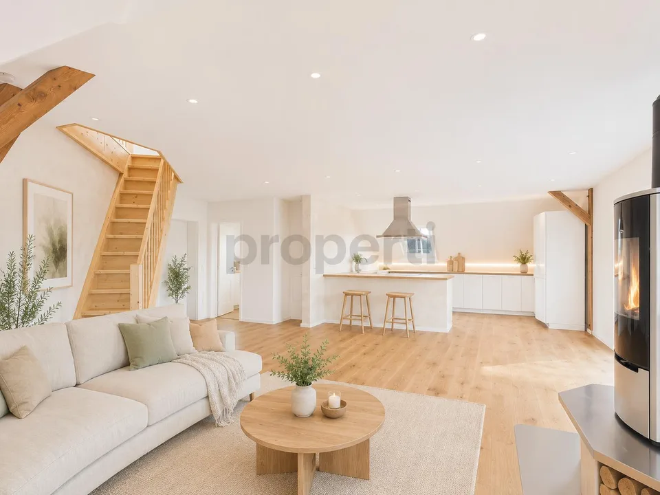 Besondere 2-Zimmer-Wohnung mit Terrasse und Garten nahe Bodensee