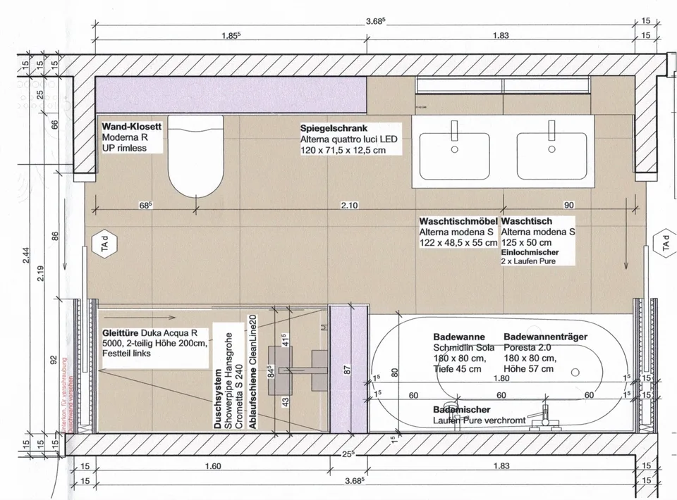Attika West mitten im Grünen: 131m2 netto + 90m2 umlaufende Terrasse