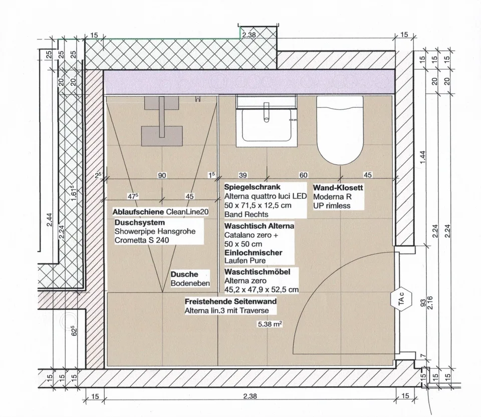 Attika West mitten im Grünen: 131m2 netto + 90m2 umlaufende Terrasse