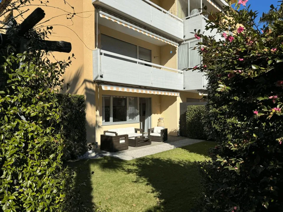 3.5-Zimmer-Gartenwohnung mit Garage in Losone