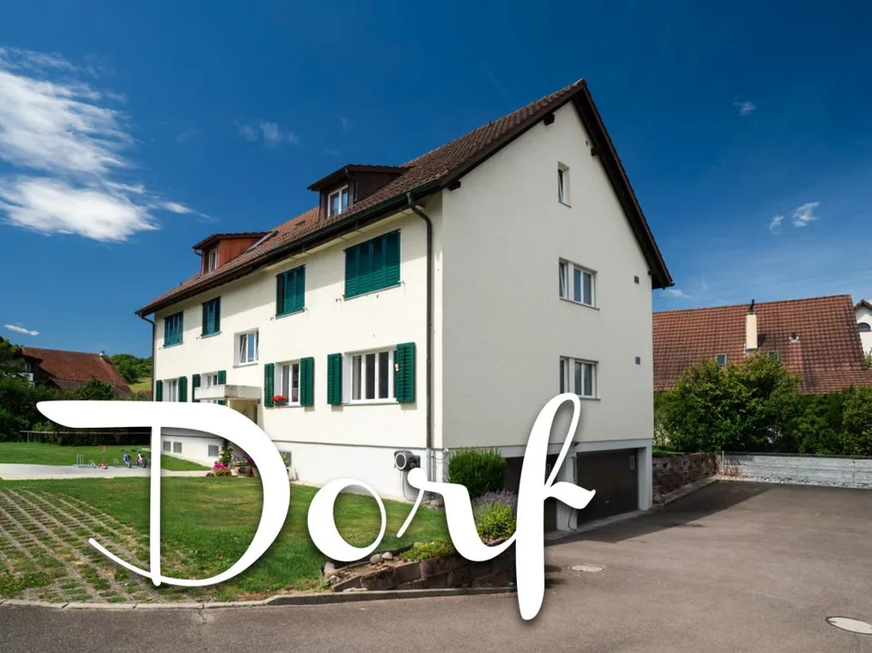 3.5-Zimmerwohnung im Hochparterre mit Balkon und vielseitigen Neben...