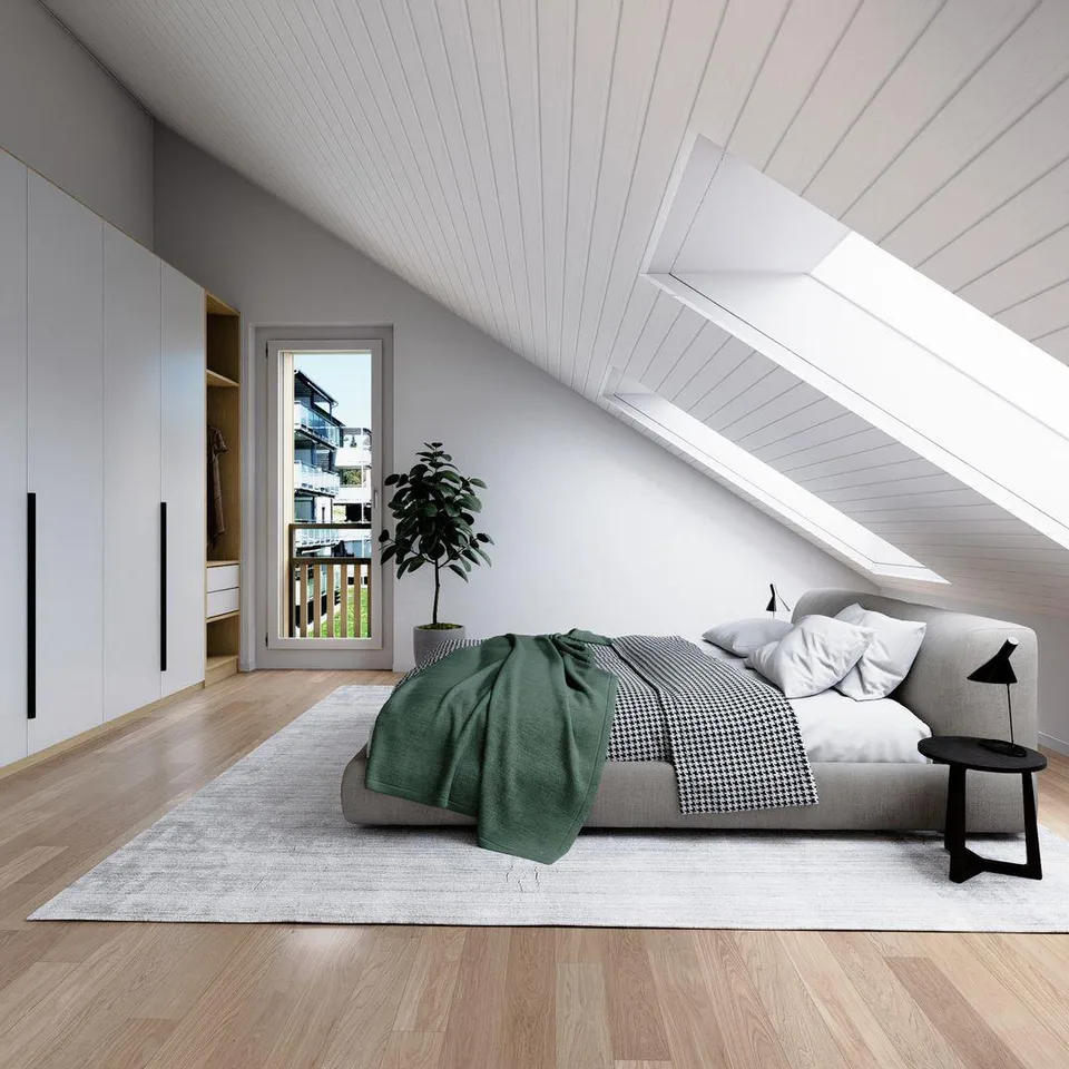 Grosszügige Dachwohnung mit Bergpanorama und viel Wohnkomfort