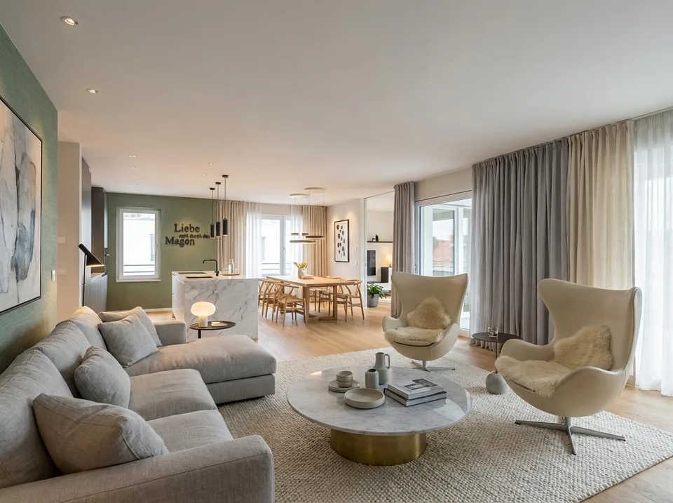 Moderne 5.5-Zimmer-Neubauwohnung in nachhaltiger Bauweise in Muolen