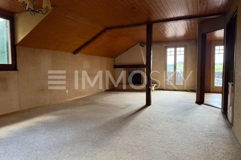 Selten in La Sarraz, Chalet mit 2 Apartments und enormem Potenzial!