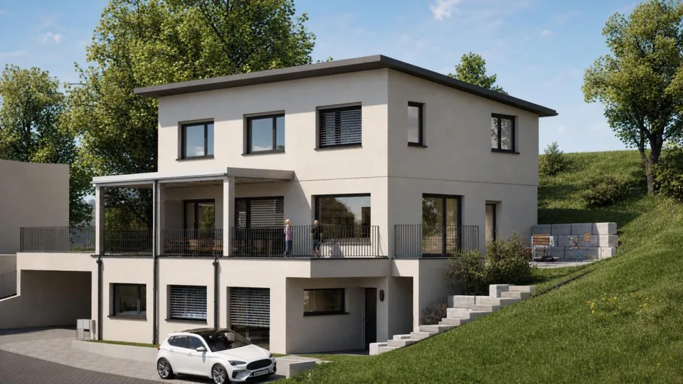 Nuova costruzione: grande appartamento maisonette moderno immerso in un paesaggio pittoresco con ampia terrazza!
