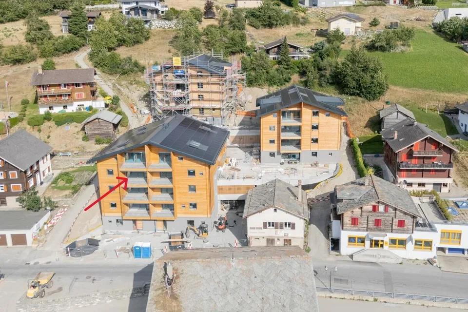 3.5-Zimmerwohnung zur Miete (Erstbezug): Neubau Hasol in Bürchen